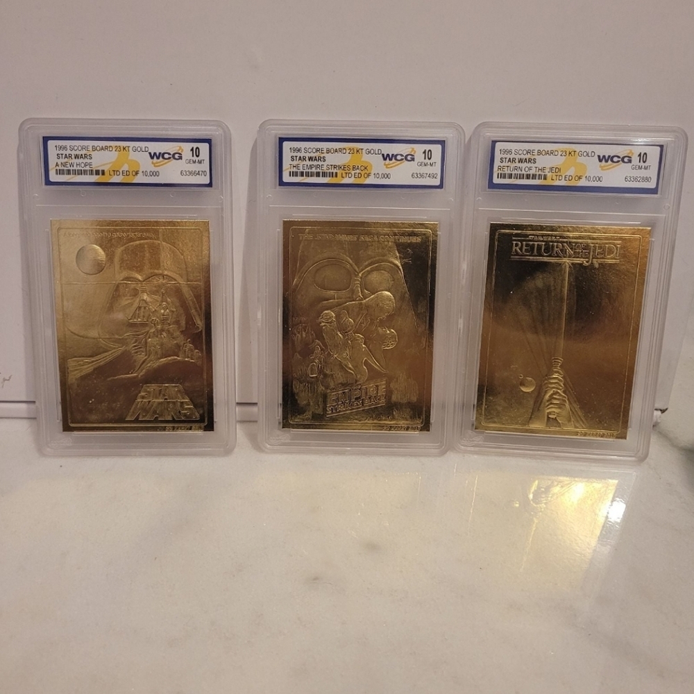 3 Star Wars 23k Poster Cards